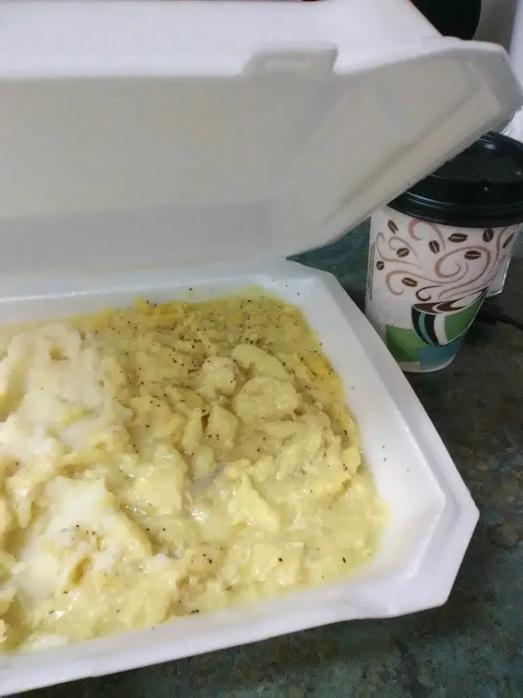 Homemade Chicken and Noodles with Mashed Potatoes Scrumptious